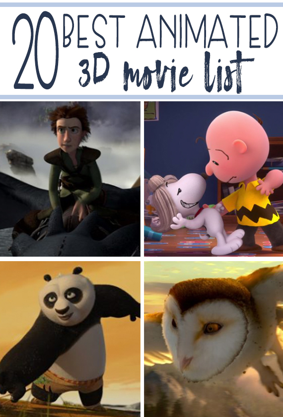 20 Best Animated 3D Movie List - TGIF - This Grandma is Fun