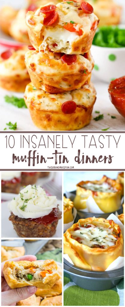 Everything tastes better when it is in a cute bite size muffin shape, am I right? Muffin-tins are magical. They help mix up the normal meal routine. So here is a list of 10 Insanely Tasty Muffin-Tin Dinners.