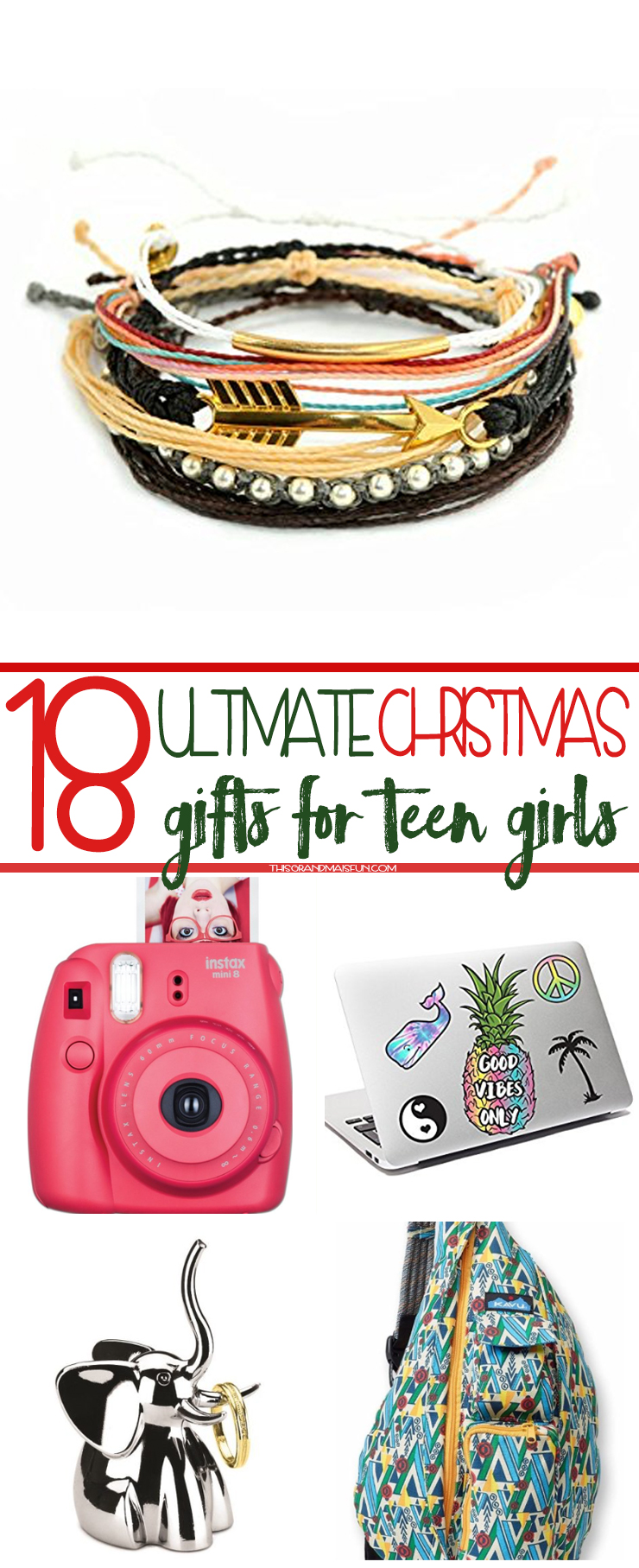 18 Ultimate Christmas Gifts for Teen Girls - TGIF - This Grandma is Fun