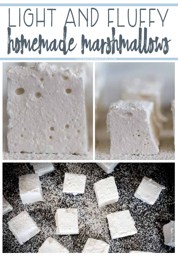 Winter is here and nothing is better than hot chocolate with marshmallows, except hot chocolate and some HOMEMADE MARSHMALLOWS! Easier make than you think, you are going to LOVE these.