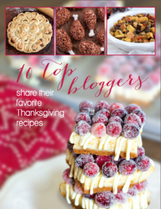 Your kitchen will create show-stopping recipes with this new e-book series: 10 Top Bloggers Share Their Favorite Recipes. The four books include Halloween, Thanksgiving, Fall, and Christmas recipes to welcome the holidays and excite your family’s bellies.