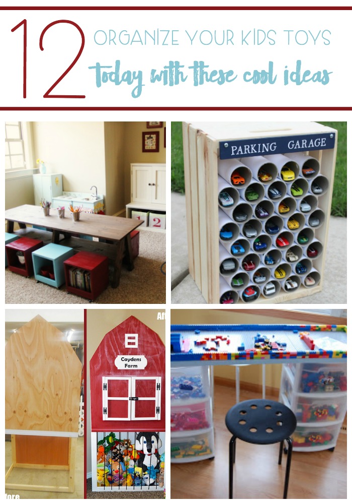 After today, you will no longer have sore feet from legos hiding viciously in the carpet! Organize Your Kids Toys TODAY With These 12 Cool Ideas