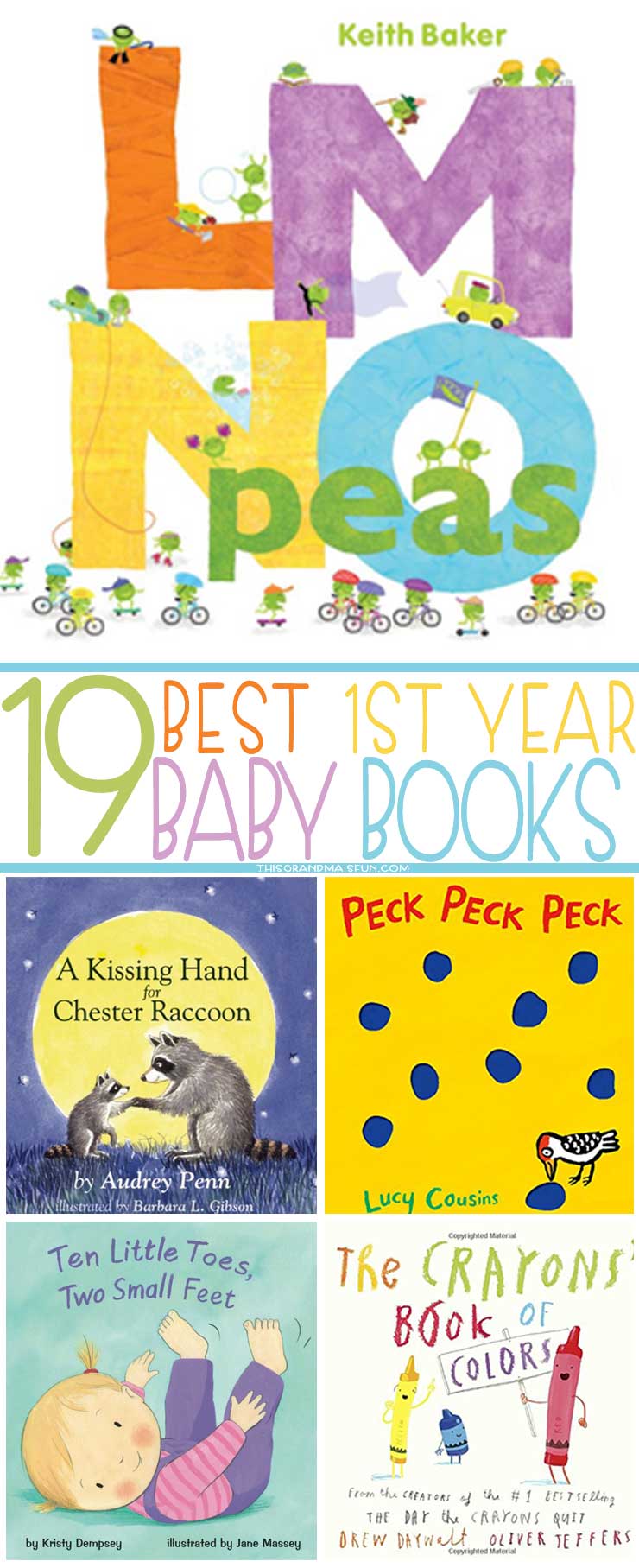 19 Best 1st Year Baby Books TGIF This Grandma is Fun