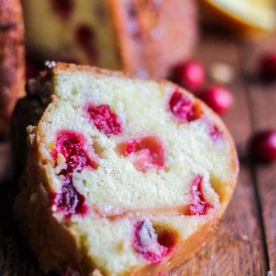 Cranberry Orange Pound Cake