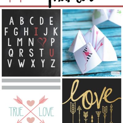 11 Lovely Valentine’s Day Printables