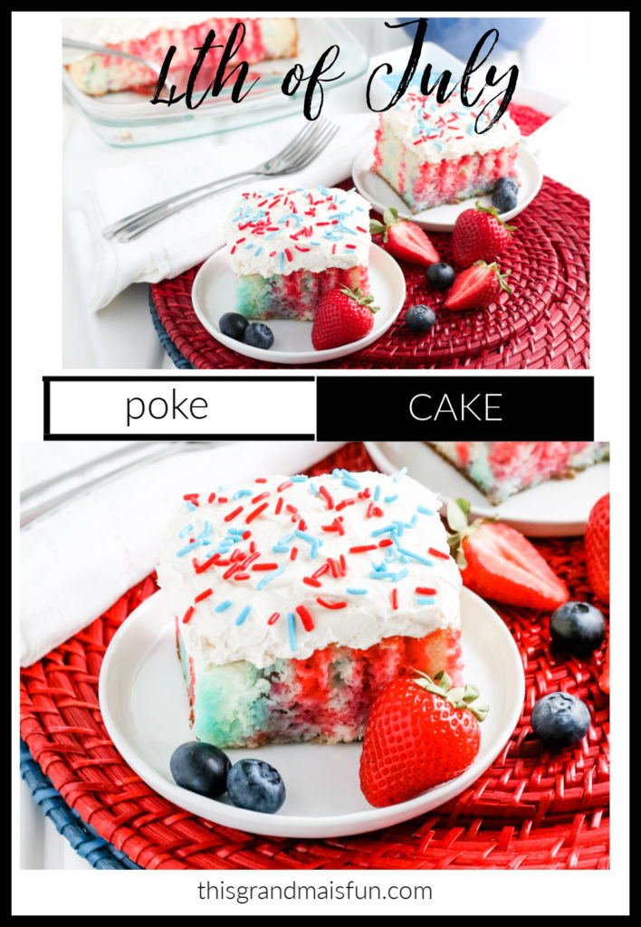 4th of July Poke Cake