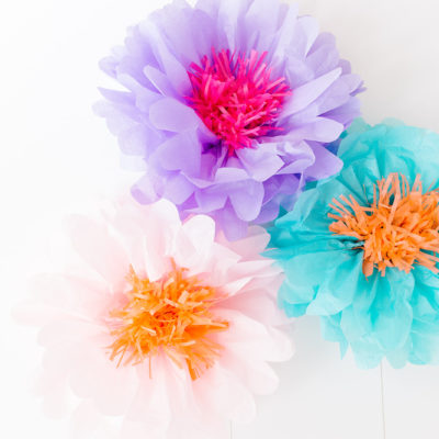 How To Make Tissue Paper Flowers