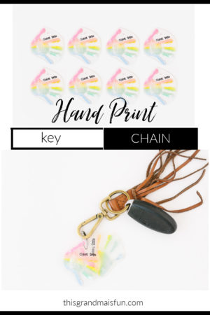 Handprint Key Chain