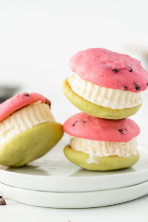 Watermelon Whoopie Pies