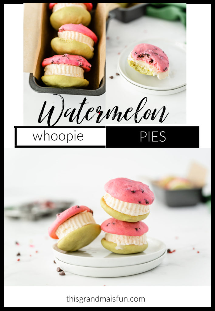 Watermelon Whoopie Pies