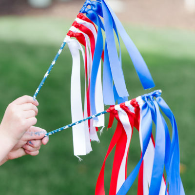 4th of July Ribbon Wand