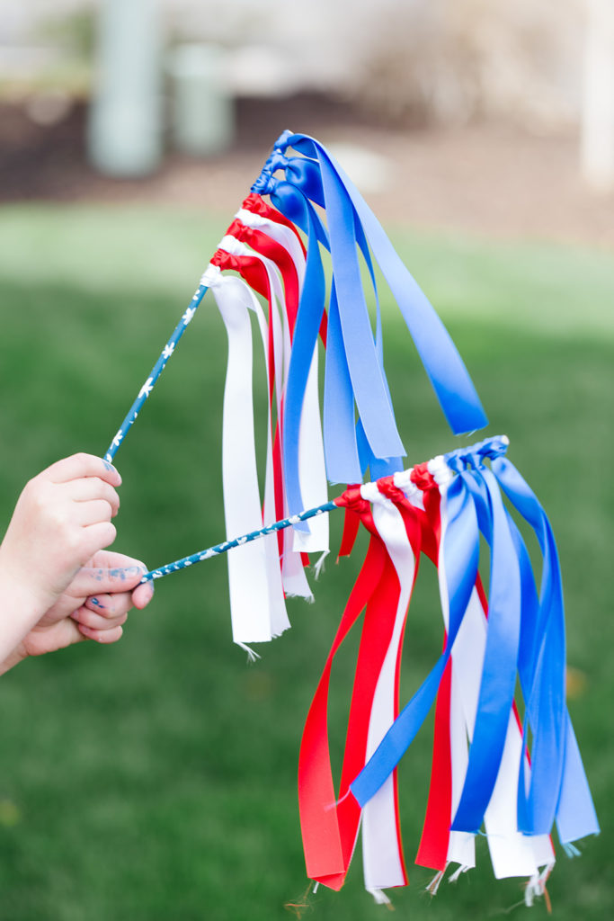 4th of July Ribbon Wand