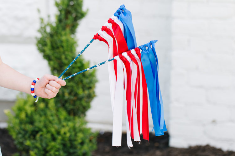 4th of July Ribbon Wand