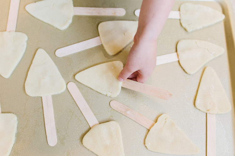 Watermelon Cookies on a Stick