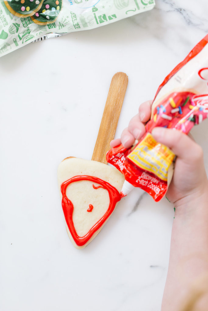 Watermelon Cookies on a Stick