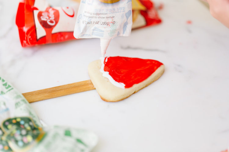 Watermelon Cookies on a Stick