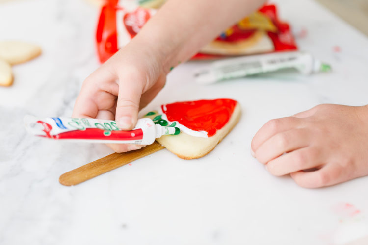 Watermelon Cookies on a Stick