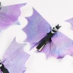 Coffee Filter Halloween Bats