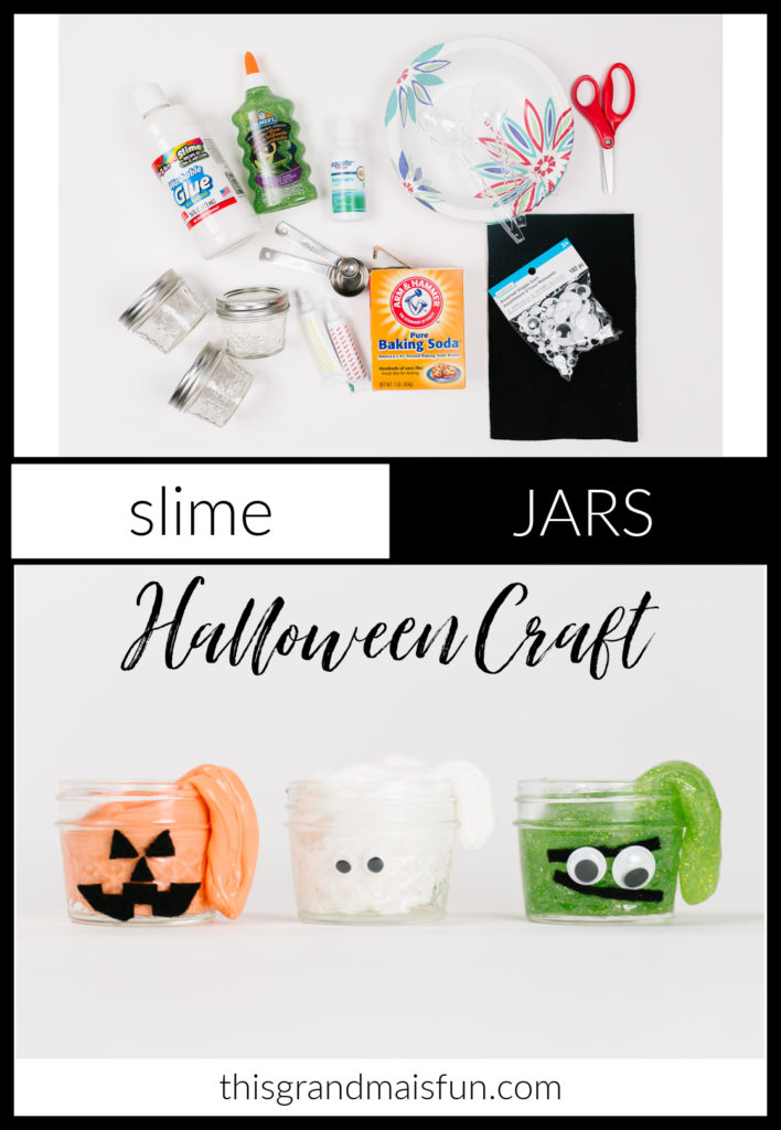 Halloween Slime Jars