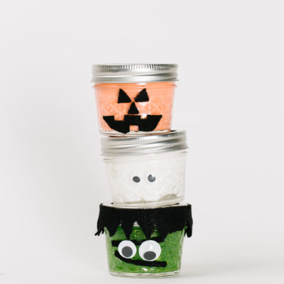 Halloween Slime Jars