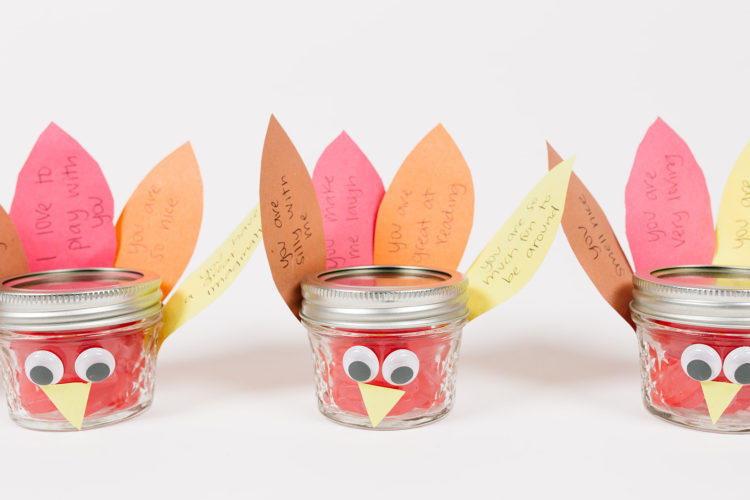 Mason Jar Turkey Favors - TGIF - This Grandma is Fun