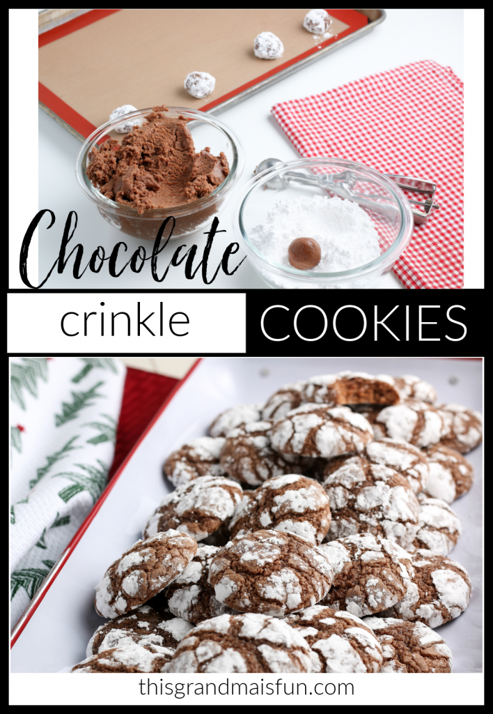 Chocolate Crinkle Cookies