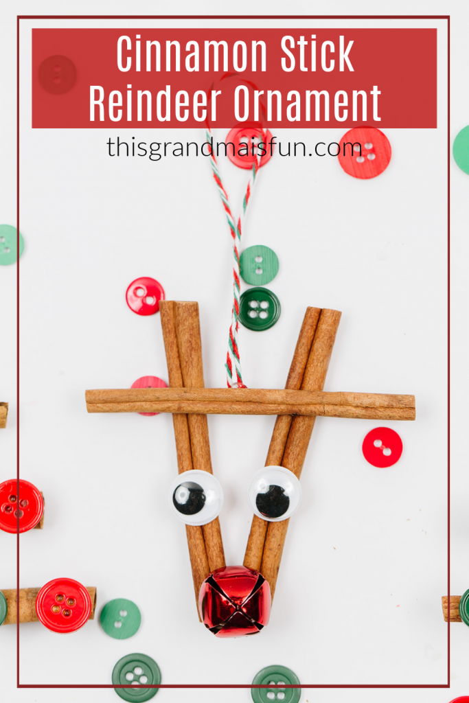 Cinnamon Stick Reindeer Ornament