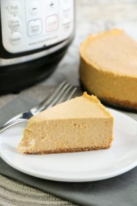 Low Carb Instant Pot Pumpkin Cheesecake