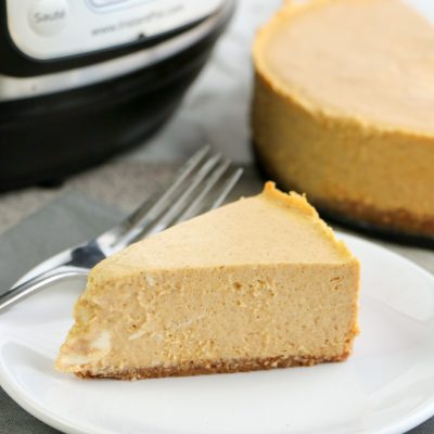 Low Carb Instant Pot Pumpkin Cheesecake