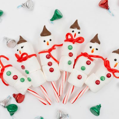 Marshmallow Snowman Craft