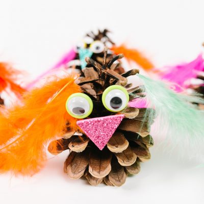 Pine Cone Owl Craft