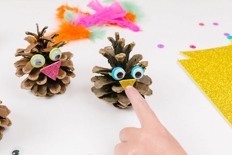 Pine Cone Owl Craft