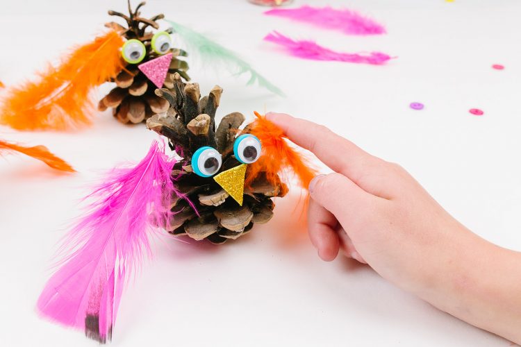 Pine Cone Owl Craft