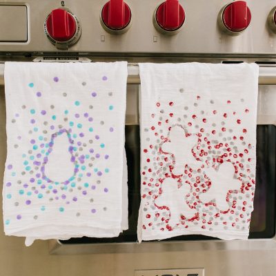 Christmas Kitchen Towel Craft