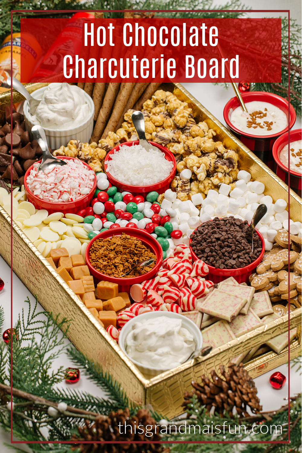 With a myriad of goodies, kids LOVE to make their own Hot Chocolate Charcuterie Board. And adults love them too!