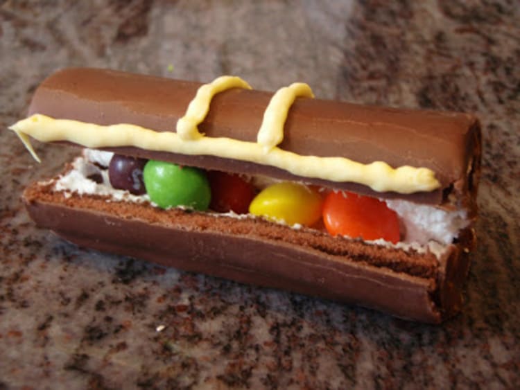 Pirate Treasure Chest Swiss Roll Food Idea