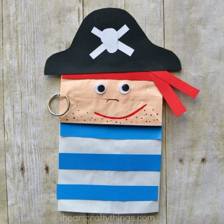 Crafted Paper Bag Pirate