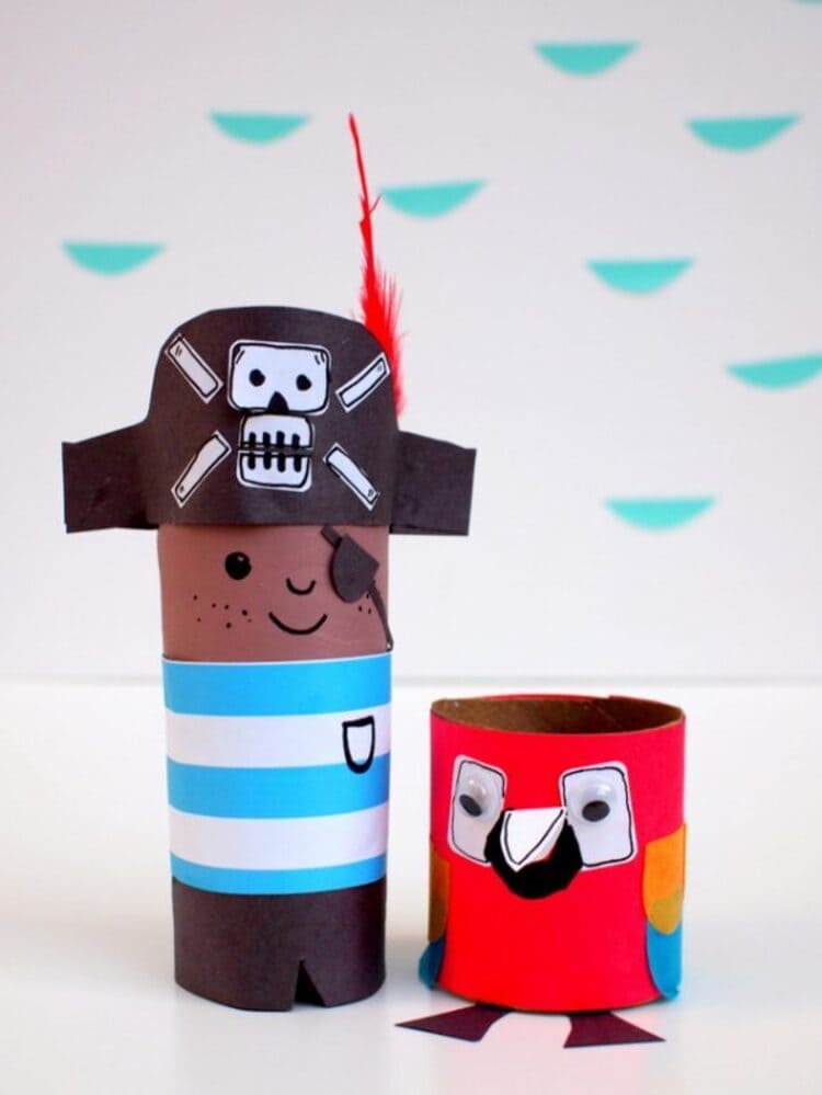 Crafted Tissue Roll Pirate