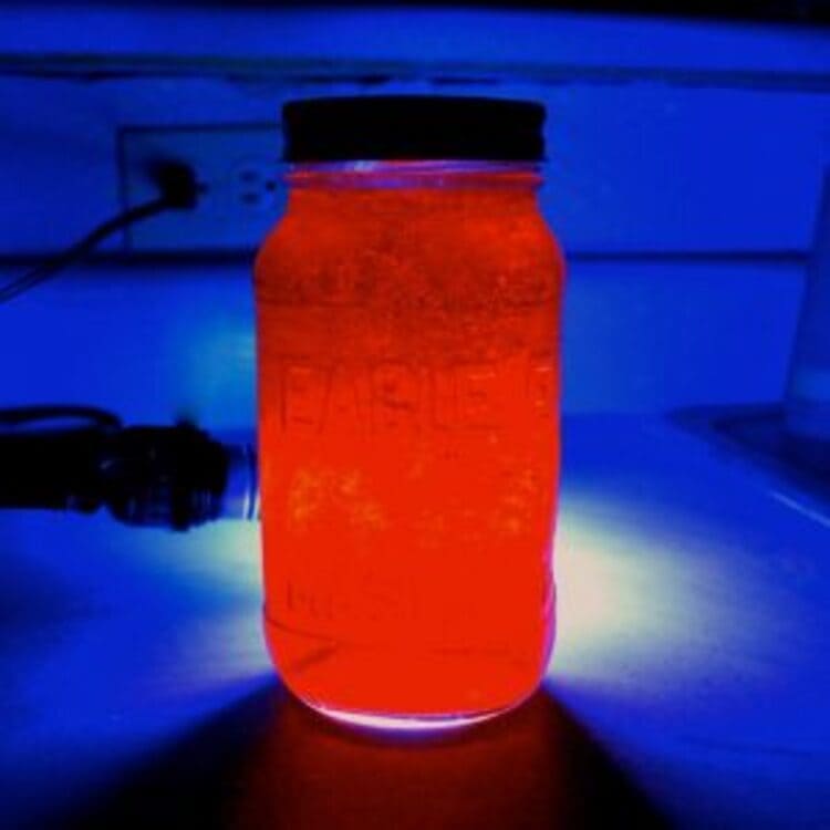 science project glow in the dark jello
