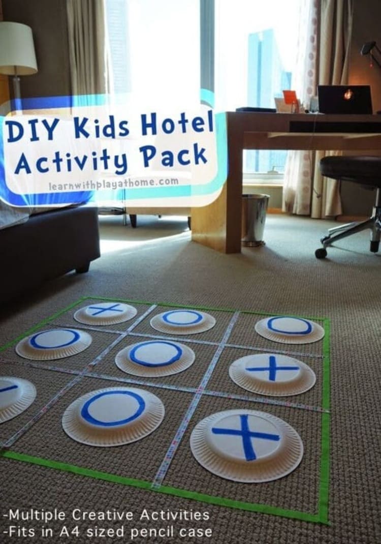 paper plate craft kids hotel activity fun game