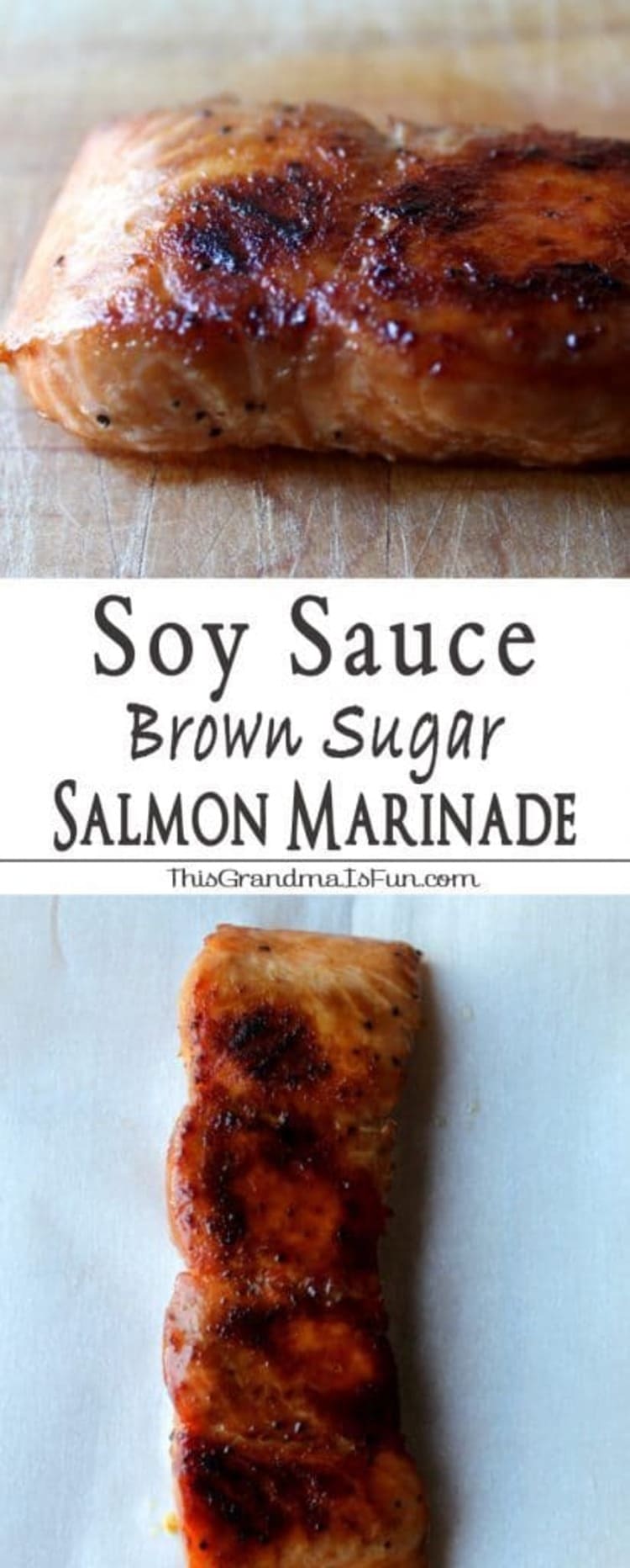 Soy Sauce Brown Sugar Marinade Even Salmon haters will love salmon with this Soy Sauce Brown Sugar Marinade .This Soy Sauce and Brown Sugar Salmon Marinade is not only an easy weeknight meal, but elegant enough to impress guests. Carmelized, healthy, and delicious! Once marinaded, the salmon is baked. A beautiful caramelized crust forms leaving the Salmon tender, moist and full of flavor. This is the easiest way to prepare and cook salmon. It is simple and it's presentation is elegant. Give it a try!